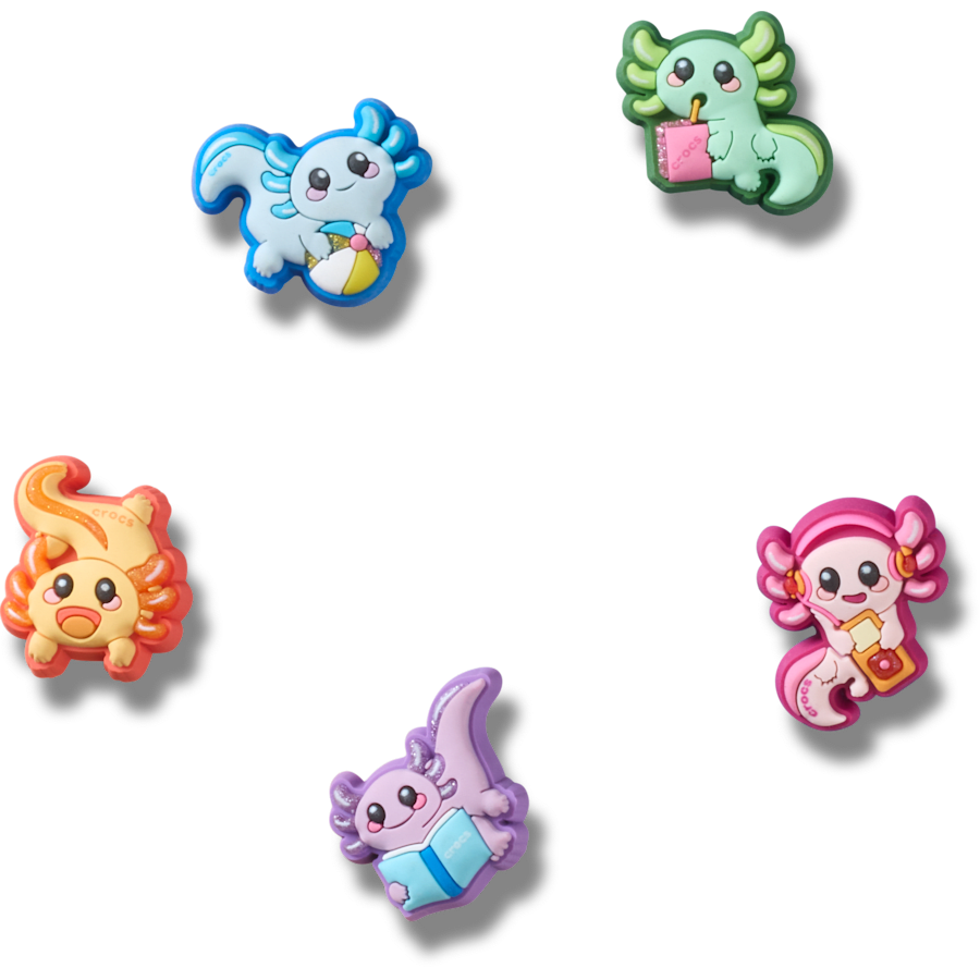 Crocs online | Tiny Axolotls 5 Pack Jibbitz™ charms