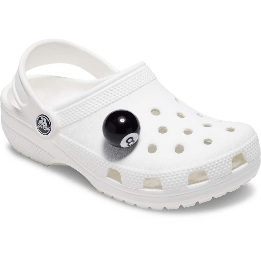 Crocs online | 3D Pool Eight Ball Jibbitz™ charms
