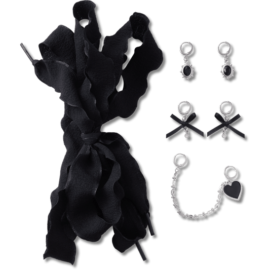 Crocs | Laces and Dainty Bow Charm Kit Jibbitz Shoe Charm