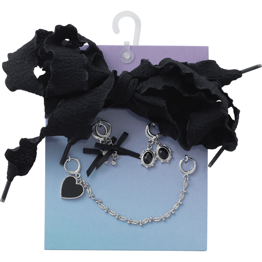 Crocs | Laces and Dainty Bow Charm Kit Jibbitz Shoe Charm