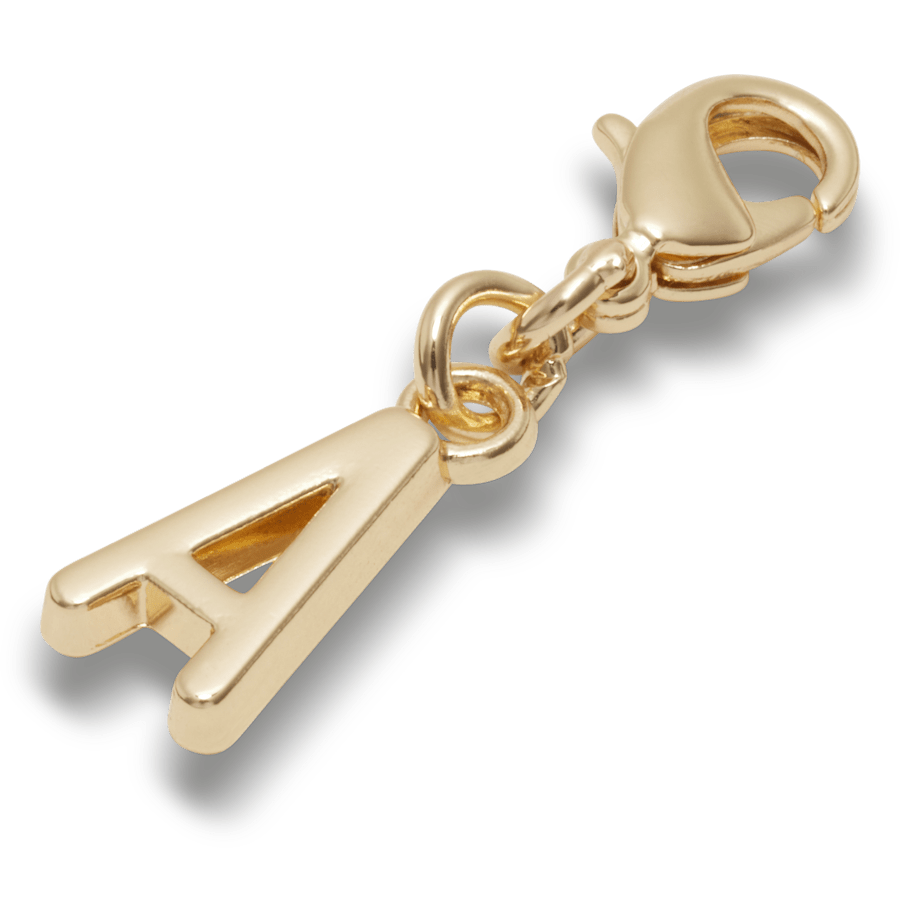 Crocs online | Gold Letter A Charm Jibbitz™ charms