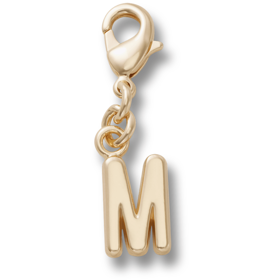 Crocs online | Gold Letter M Charm Jibbitz™ charms