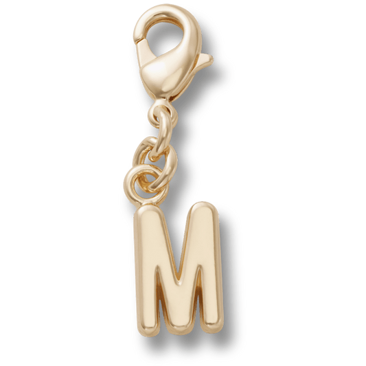 Crocs online | Gold Letter M Charm Jibbitz™ charms
