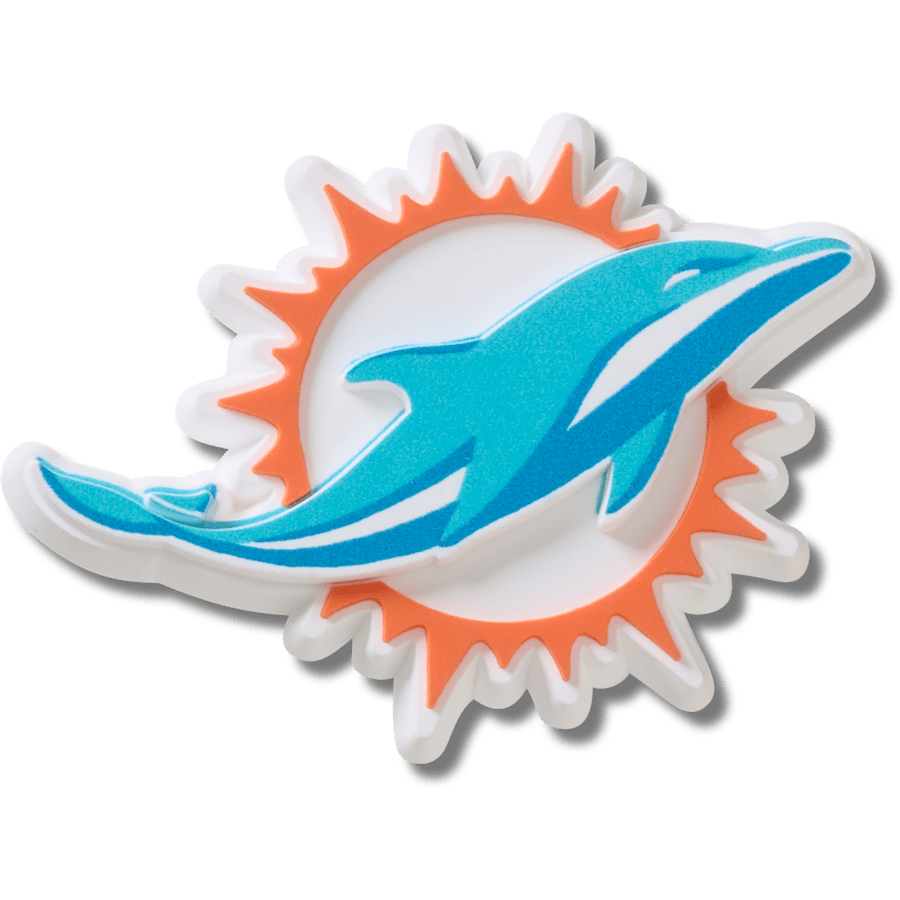 Crocs | NFL Miami Dolphins Logo Jibbitz™ charms