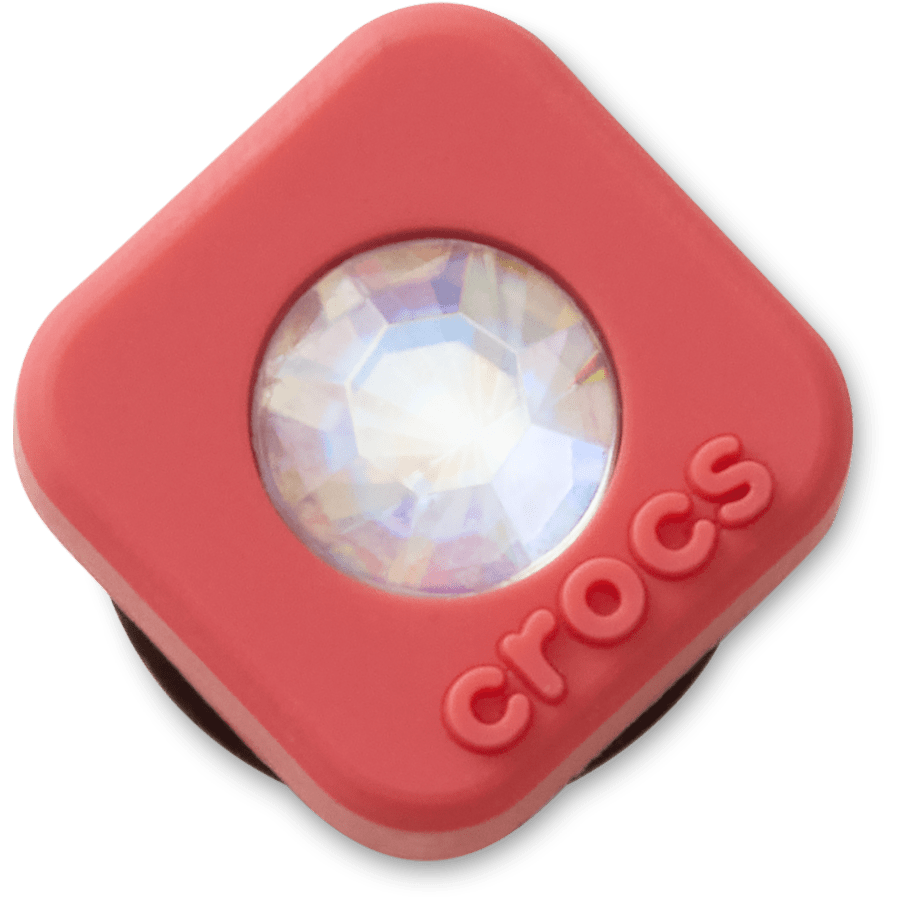 Crocs sale | Red Square PVC SMT Gem Jibbitz™ charms
