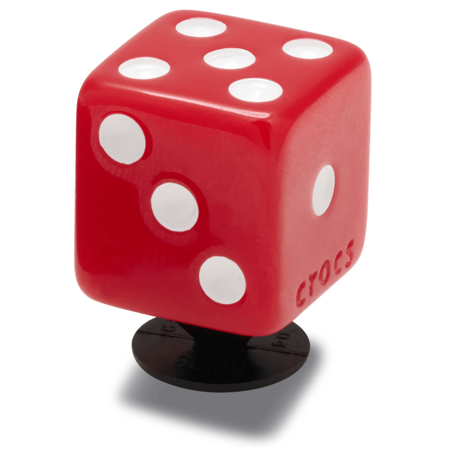 Crocs on sale | Red Dice Jibbitz™ charms