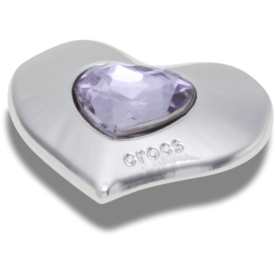 Crocs us | SilverandPurple SMT Gem Heart Jibbitz™ charms