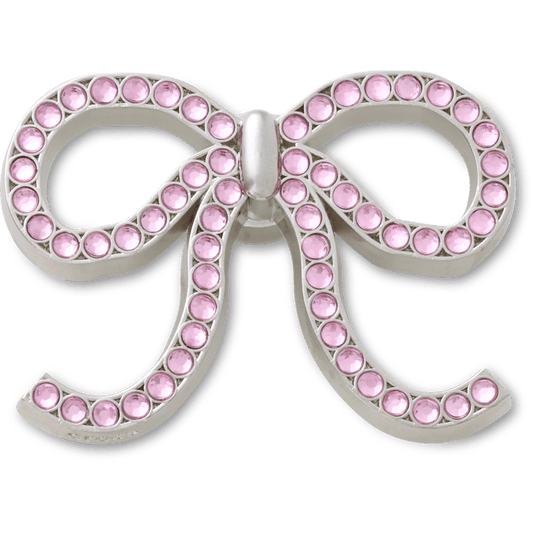 Crocs sale | Pink Glittery Bow Jibbitz™ charms