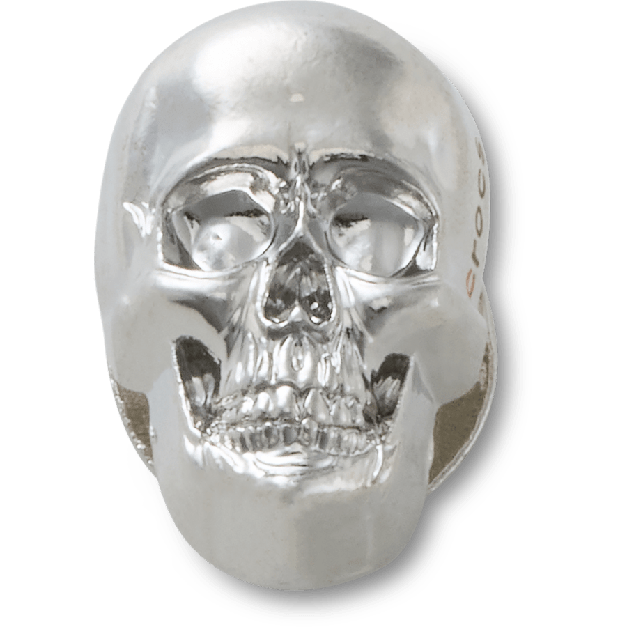 Crocs Discount | Silver Skull Jibbitz™ charms