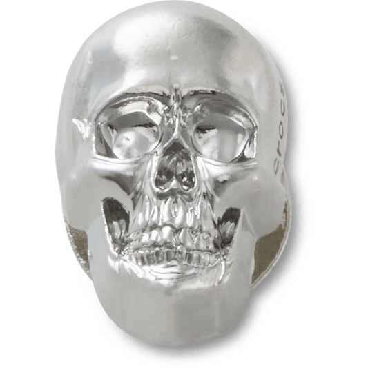 Crocs Discount | Silver Skull Jibbitz™ charms