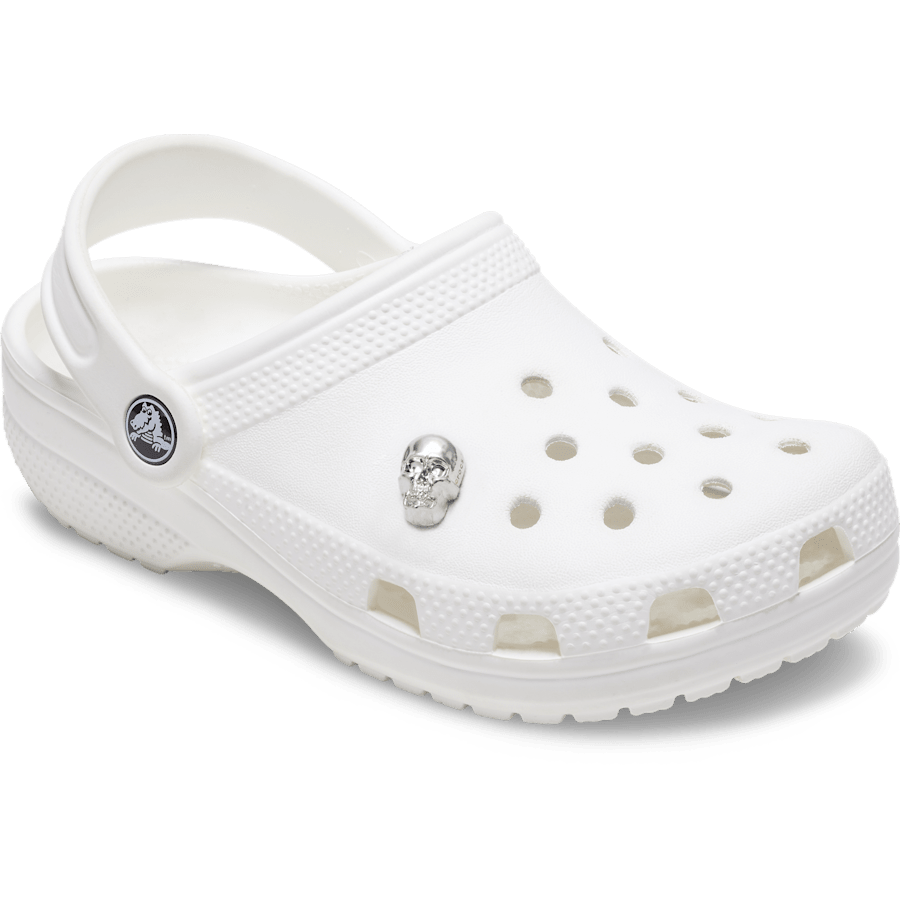 Crocs Discount | Silver Skull Jibbitz™ charms