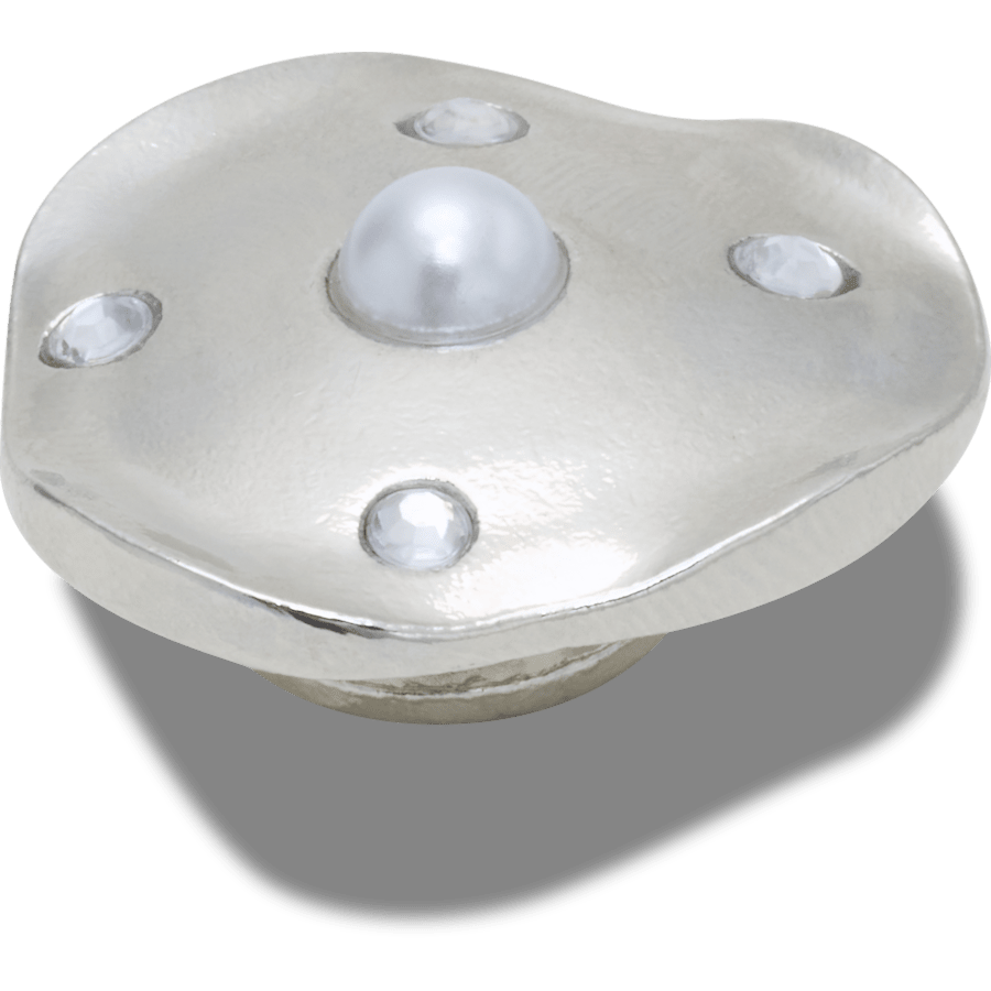 Crocs sale | Silver and Pearl Disc Jibbitz™ charms