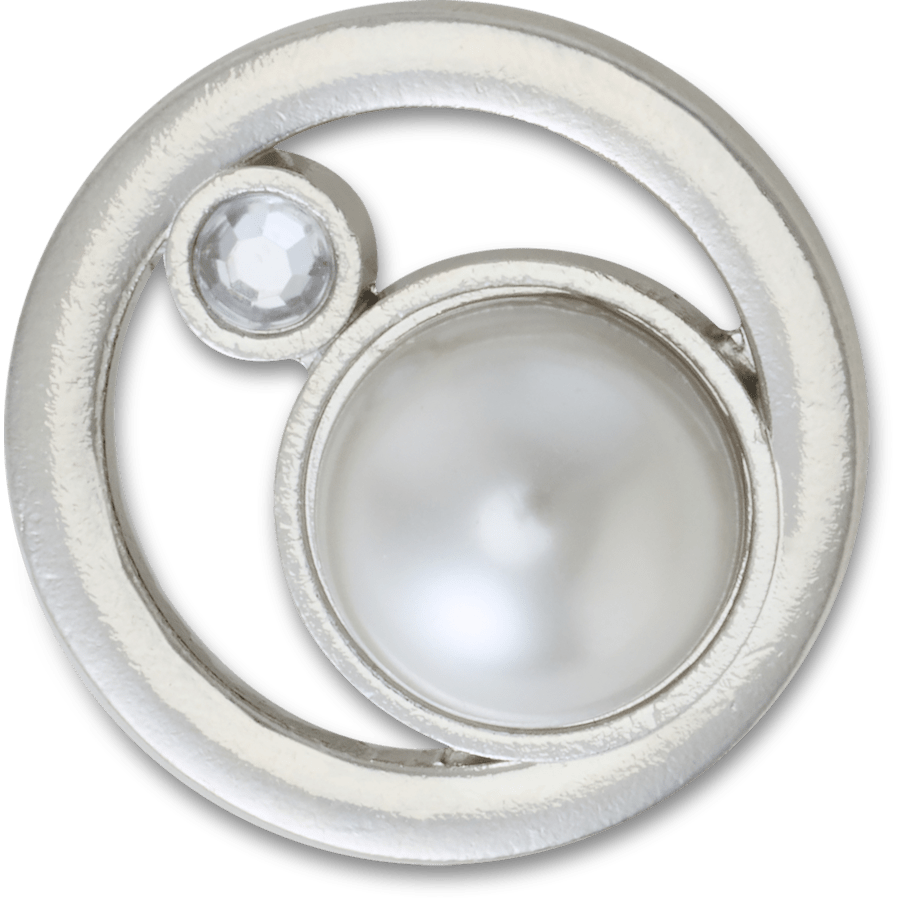 Crocs sale | Silver Ring With Pearl Jibbitz™ charms