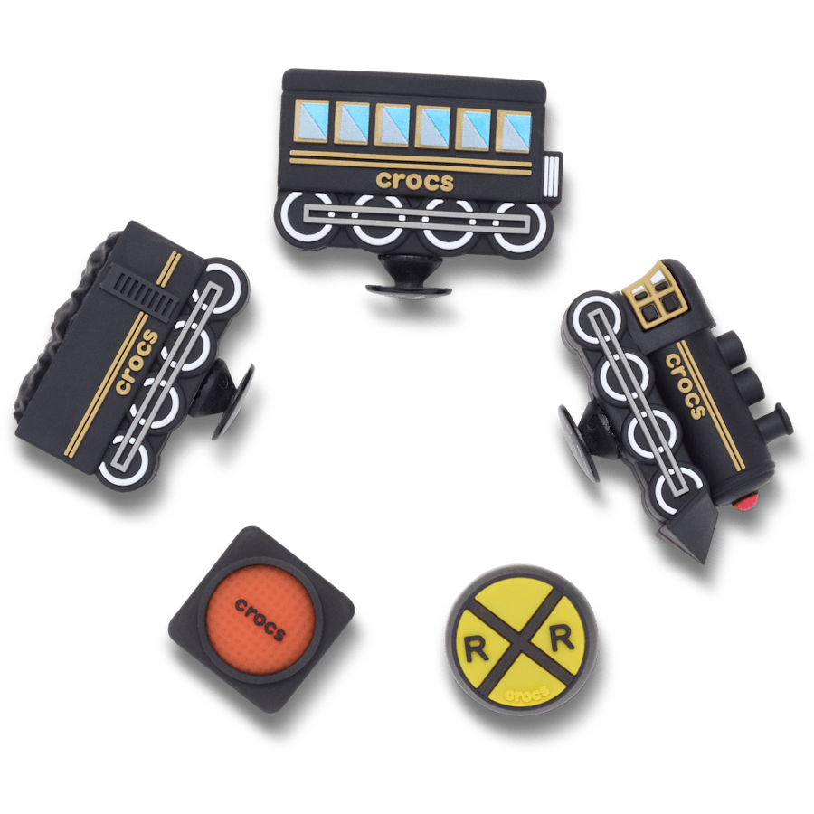 Crocs | 3D Train 5 Pack Jibbitz™ charms