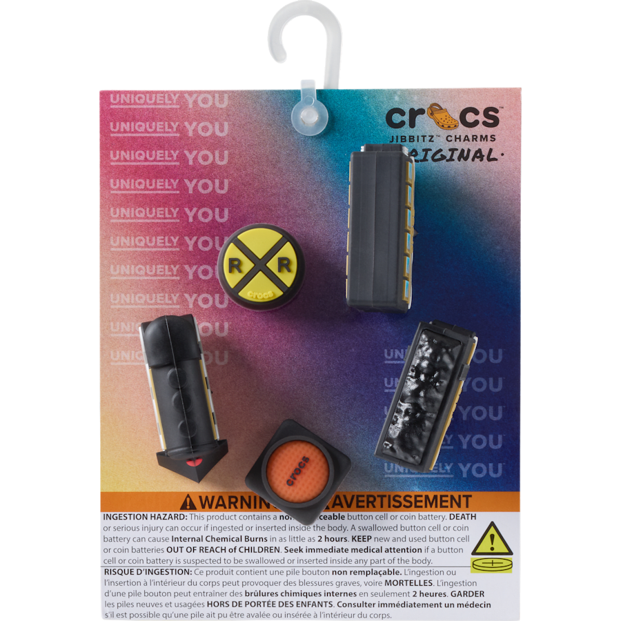 Crocs | 3D Train 5 Pack Jibbitz™ charms