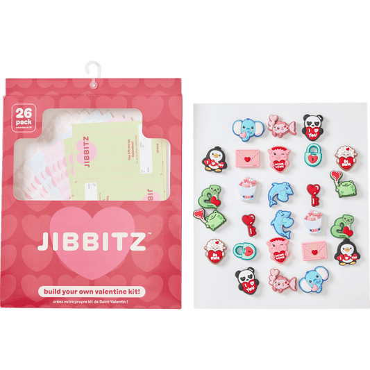 Crocs on sale | Valentines Day Card 26 Pack Jibbitz™ charms