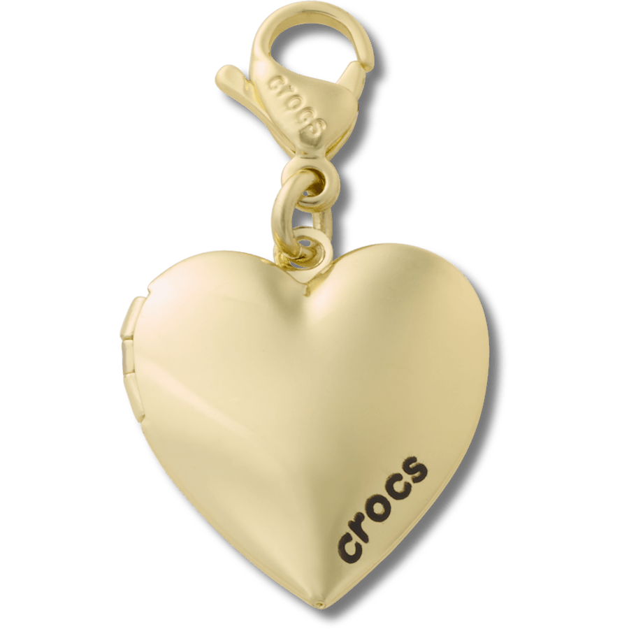 Crocs Discount | Gold Locket Charm Jibbitz charm