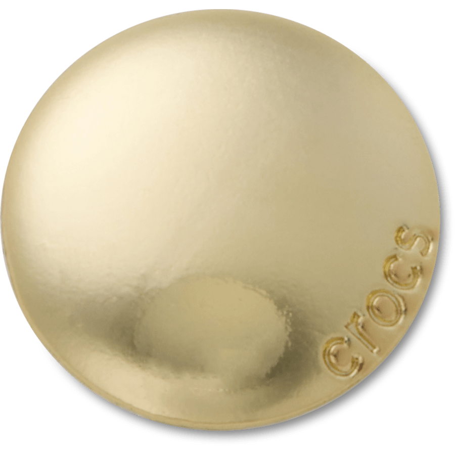 Crocs sale | Large Gold Circle Stud Jibbitz™ charms