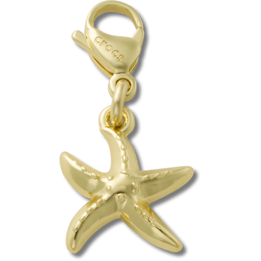 Crocs us | Gold Starfish Charm Jibbitz charm