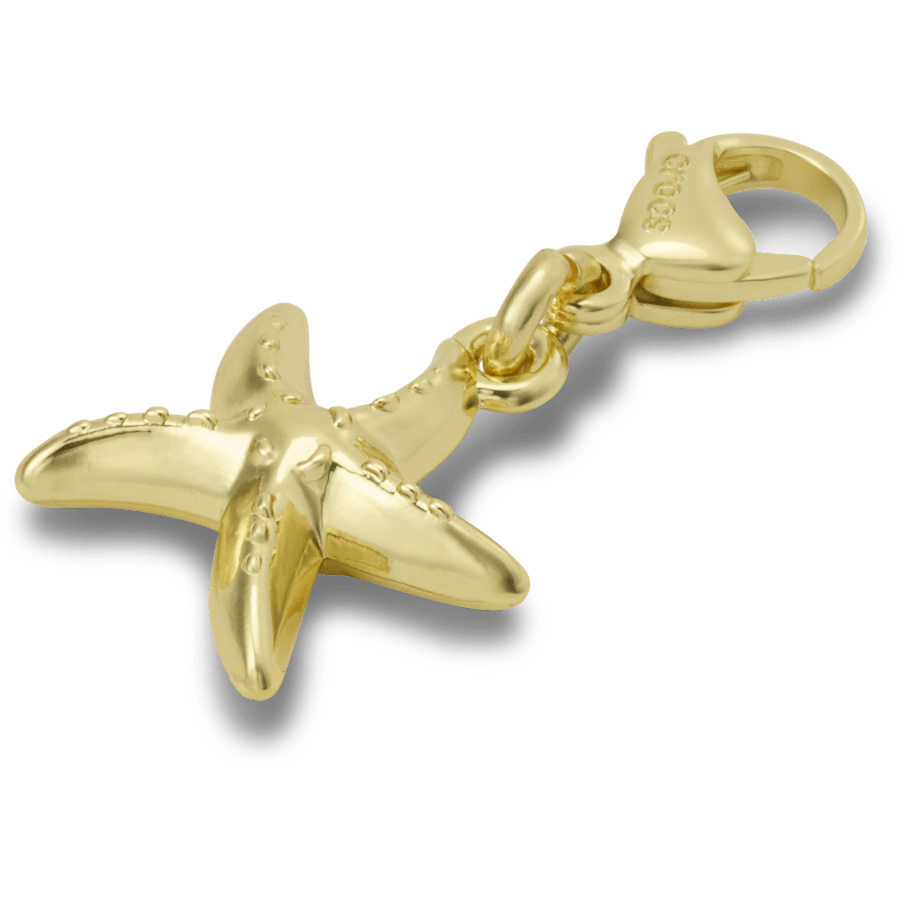 Crocs us | Gold Starfish Charm Jibbitz charm