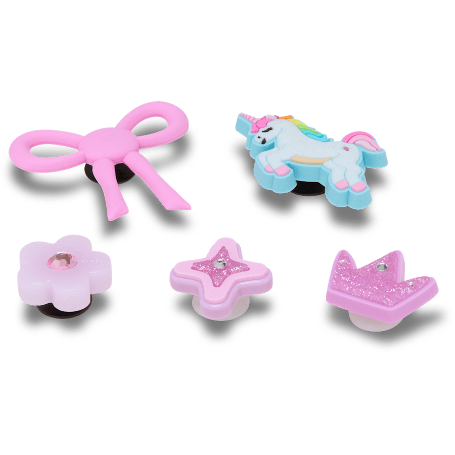 Crocs outlet | Sweet Pink Girls 5 Pack Jibbitz™ charms