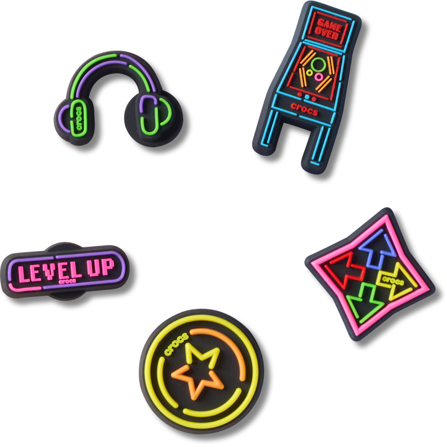 Crocs | Level Up Gamer 5 Pack Jibbitz™ charms
