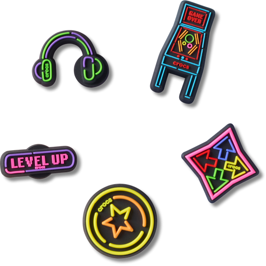 Crocs | Level Up Gamer 5 Pack Jibbitz™ charms