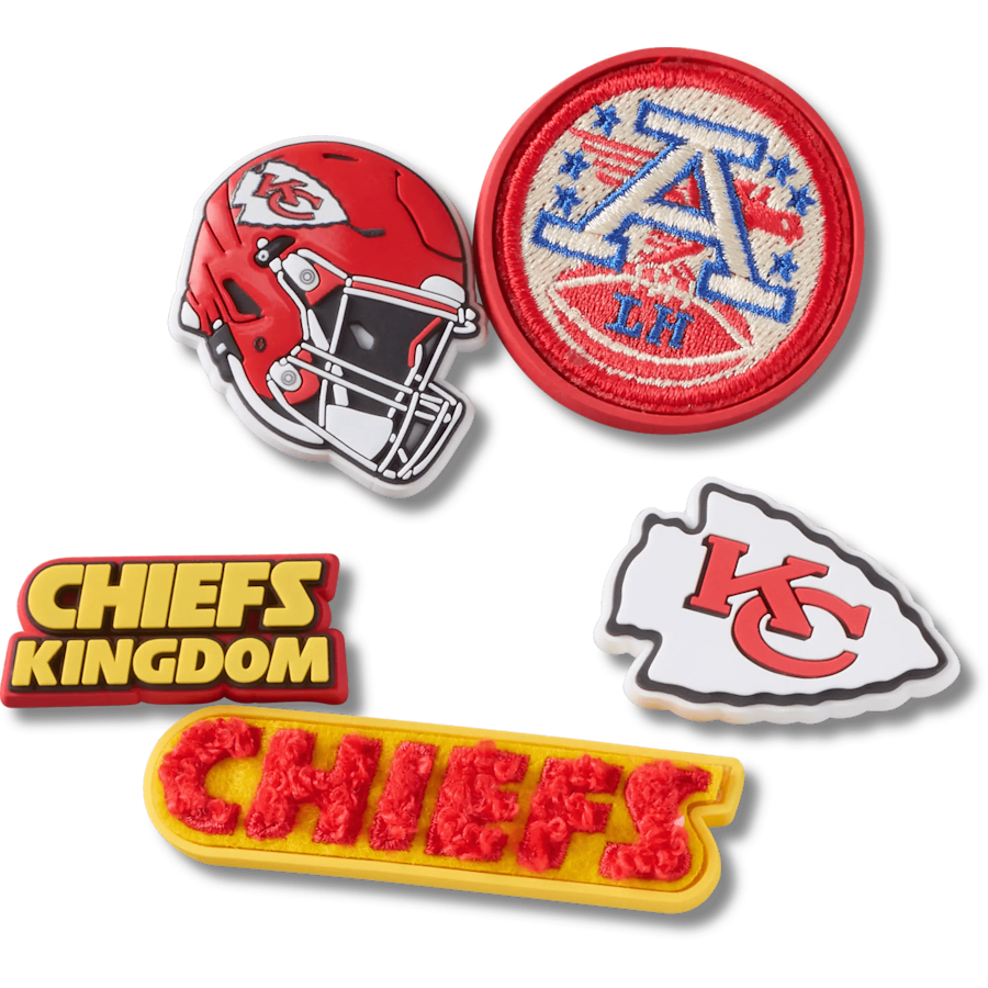 Crocs | NFL Kansas City Chiefs 5 Pack Jibbitz Shoe Charm