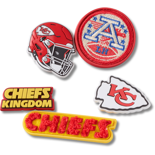 Crocs | NFL Kansas City Chiefs 5 Pack Jibbitz Shoe Charm