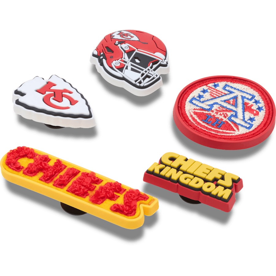 Crocs | NFL Kansas City Chiefs 5 Pack Jibbitz Shoe Charm