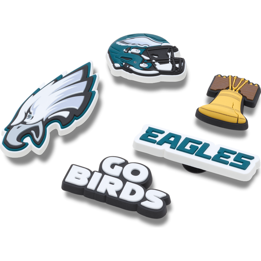 Crocs on sale | NFL Philadelphia Eagles 5 Pack Jibbitz Shoe Charm