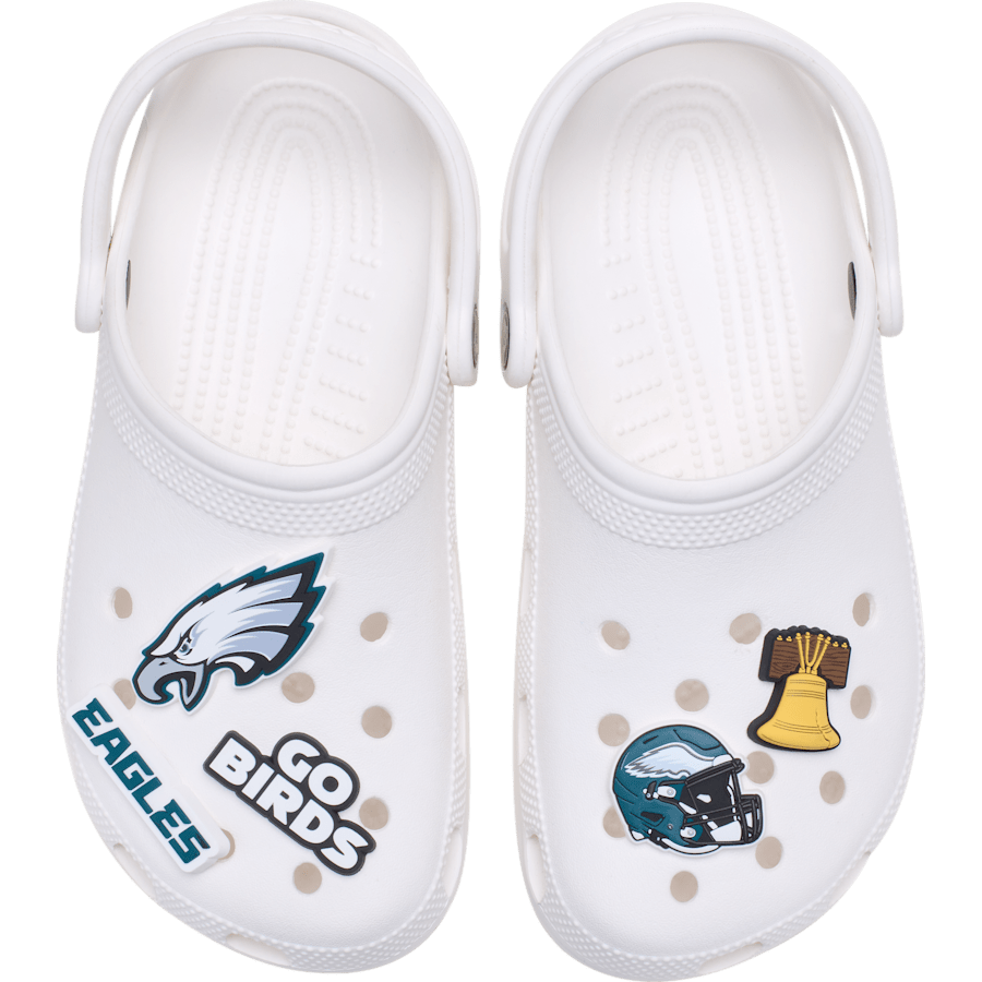 Crocs on sale | NFL Philadelphia Eagles 5 Pack Jibbitz Shoe Charm
