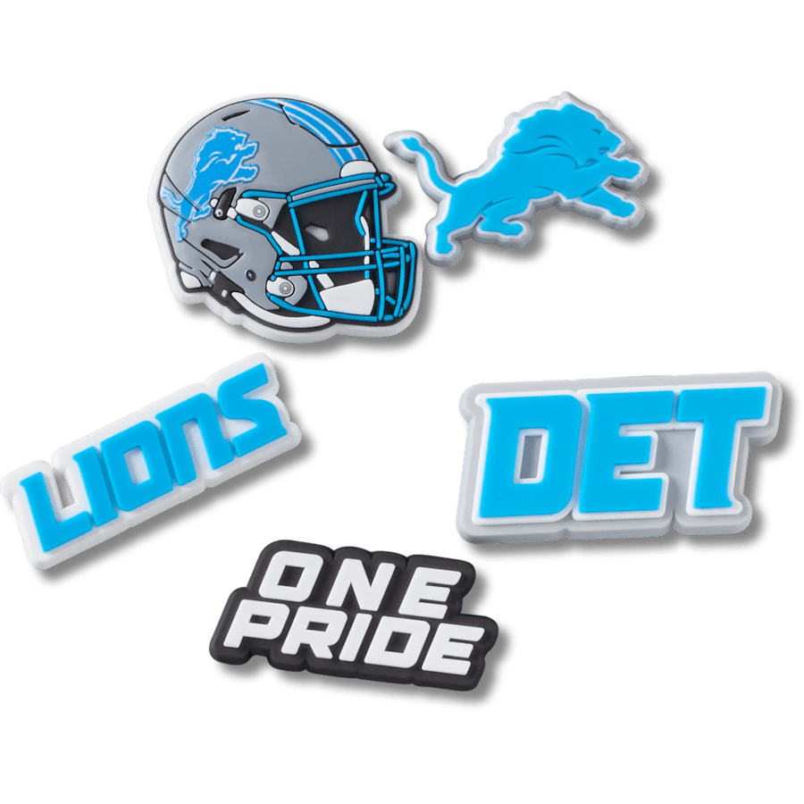 Crocs us | NFL Detroit Lions 5 Pack Jibbitz Shoe Charm