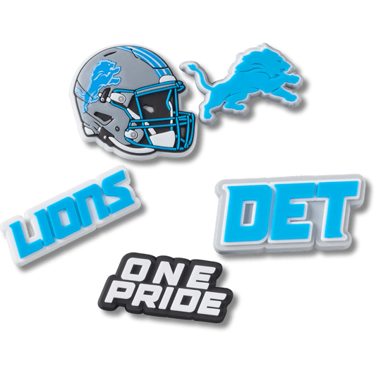 Crocs us | NFL Detroit Lions 5 Pack Jibbitz Shoe Charm
