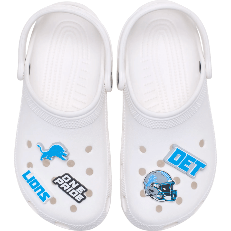 Crocs us | NFL Detroit Lions 5 Pack Jibbitz Shoe Charm