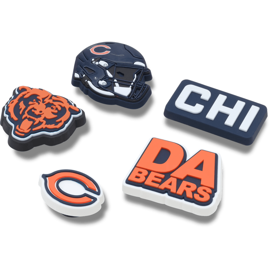 Crocs | NFL Chicago Bears 5 Pack Jibbitz Shoe Charm