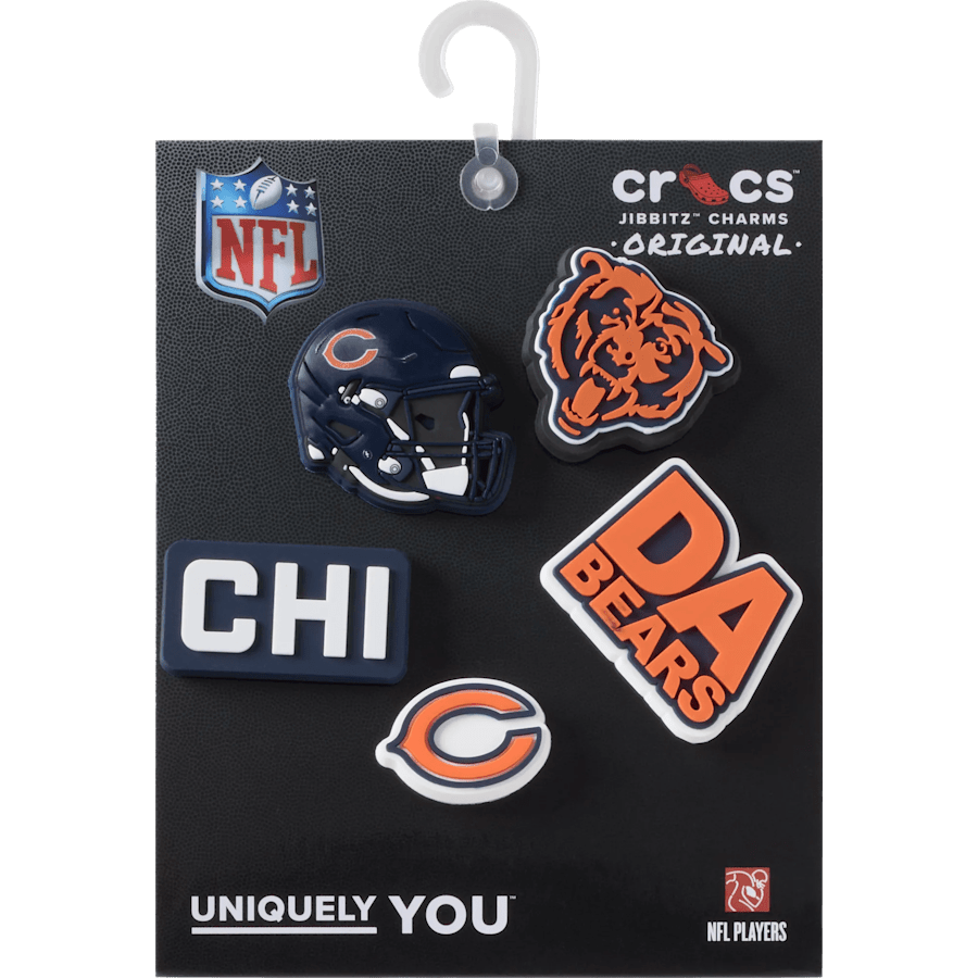 Crocs | NFL Chicago Bears 5 Pack Jibbitz Shoe Charm