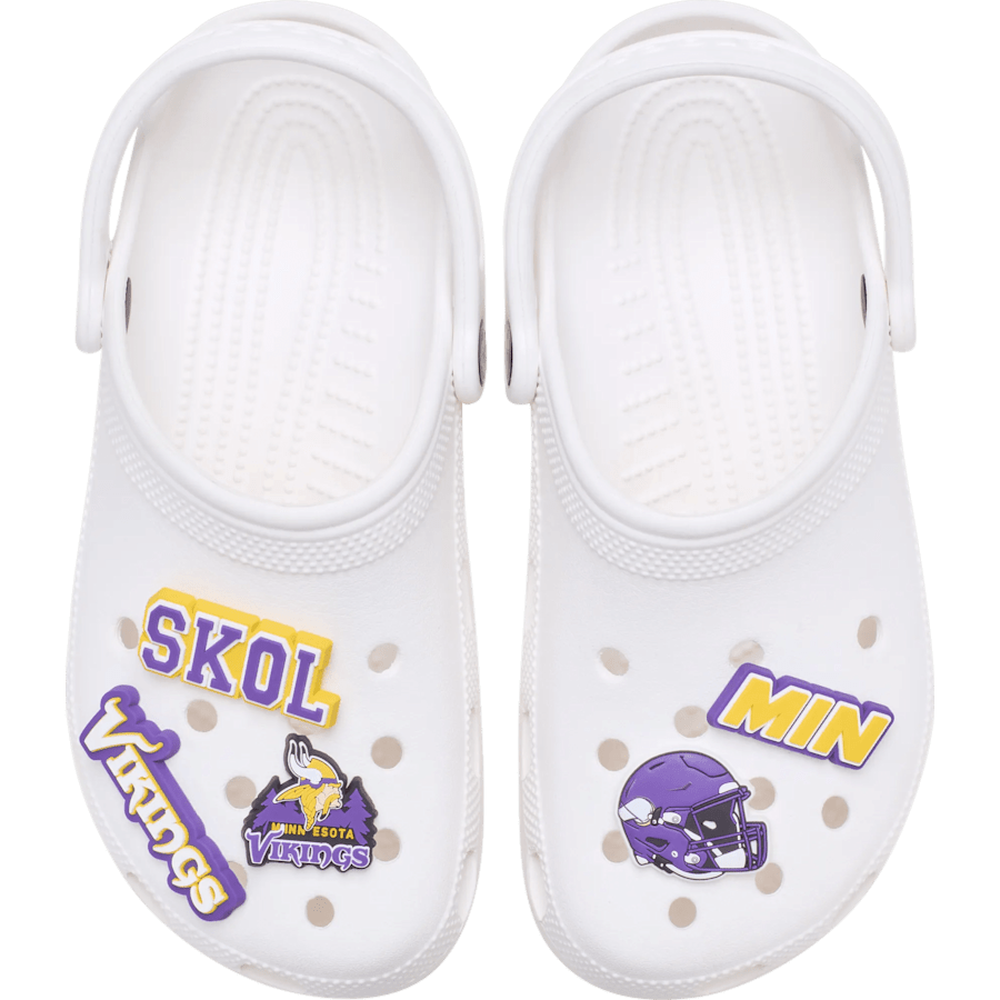 Crocs online | NFL Minnesota Vikings 5 Pack Jibbitz Shoe Charm