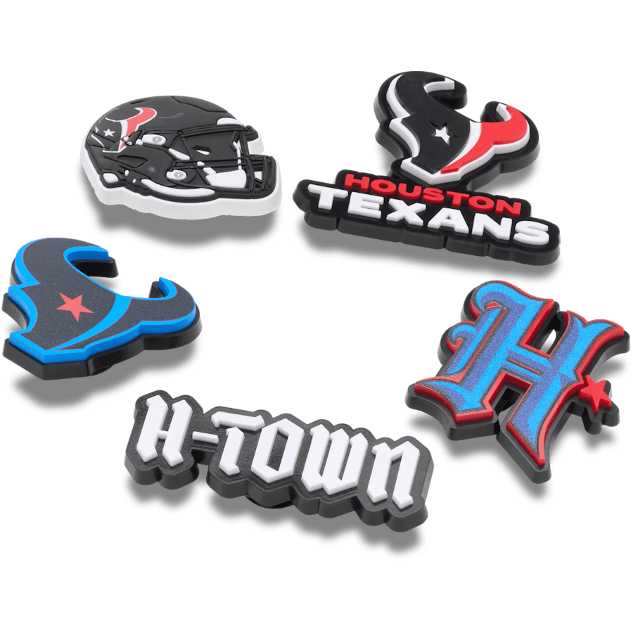 Crocs on sale | NFL Houston Texans 5 Pack Jibbitz Shoe Charm