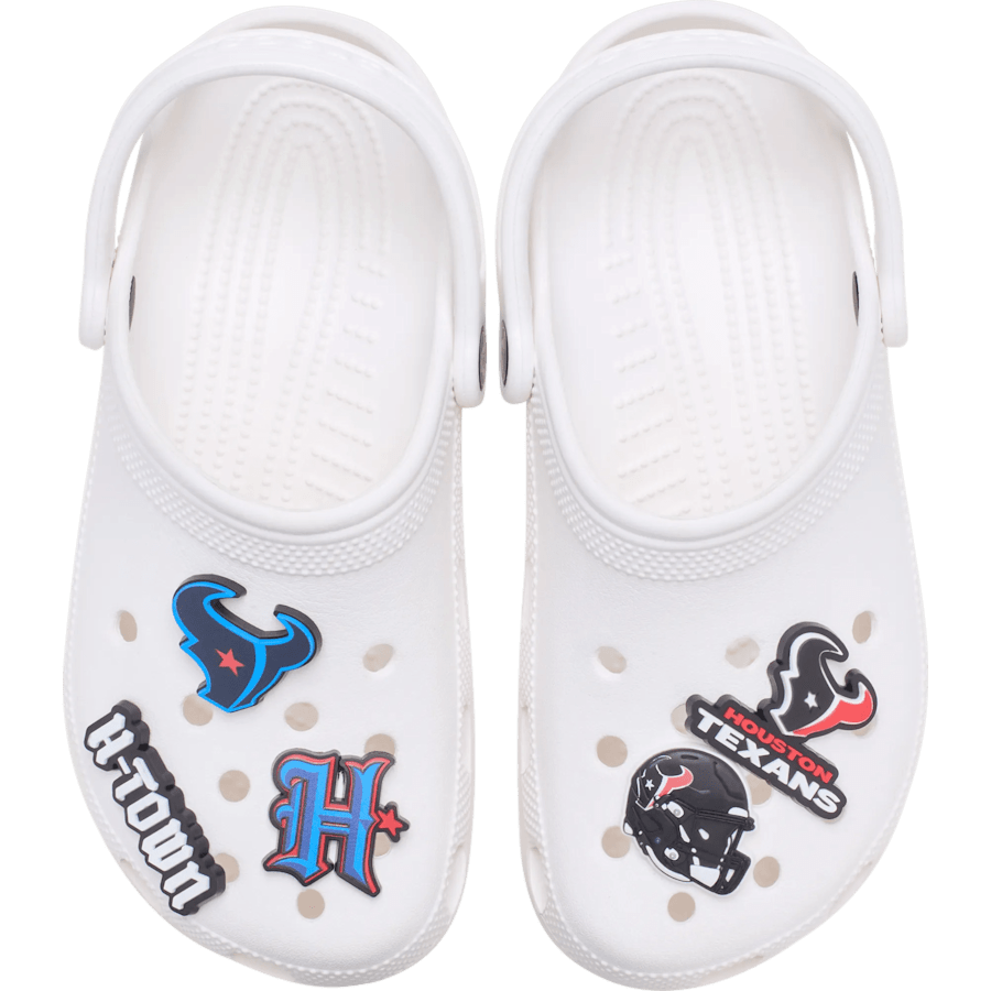 Crocs on sale | NFL Houston Texans 5 Pack Jibbitz Shoe Charm