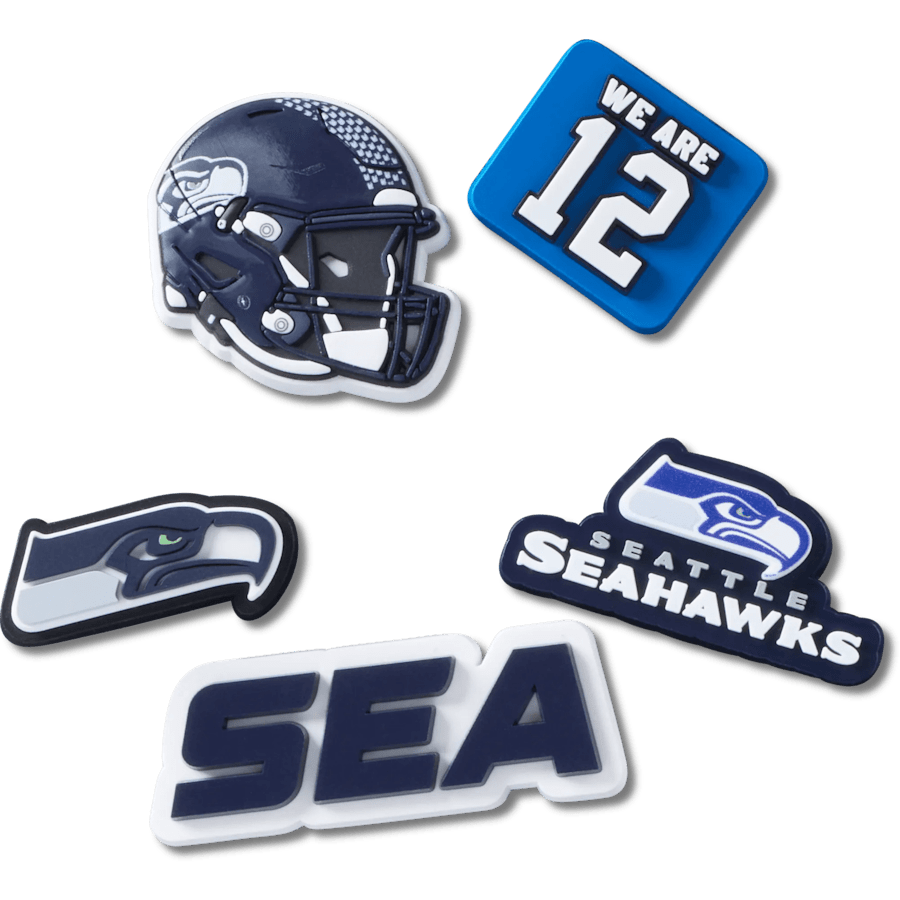 Crocs on sale | NFL Seattle Seahawks 5 Pack Jibbitz Shoe Charm