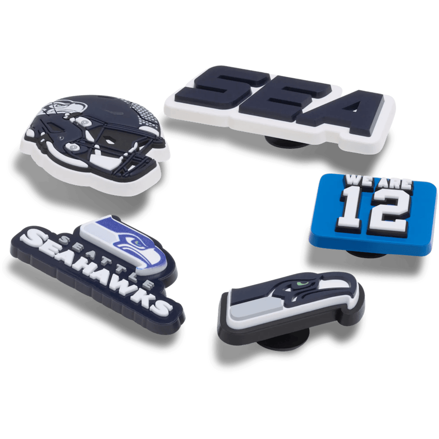 Crocs on sale | NFL Seattle Seahawks 5 Pack Jibbitz Shoe Charm