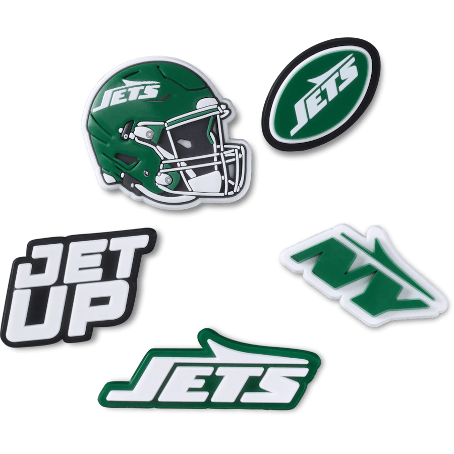 Crocs sale | NFL New York Jets 5 Pack Jibbitz Shoe Charm