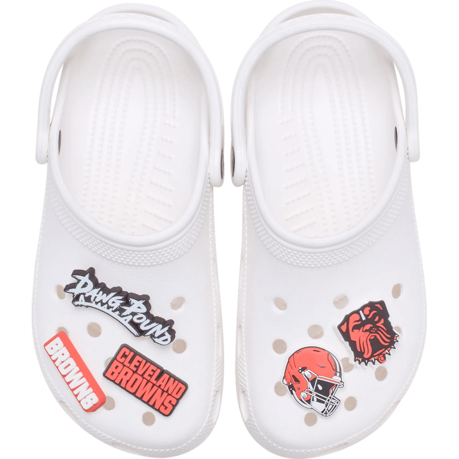 Crocs | NFL Cleveland Browns 5 Pack Jibbitz Shoe Charm