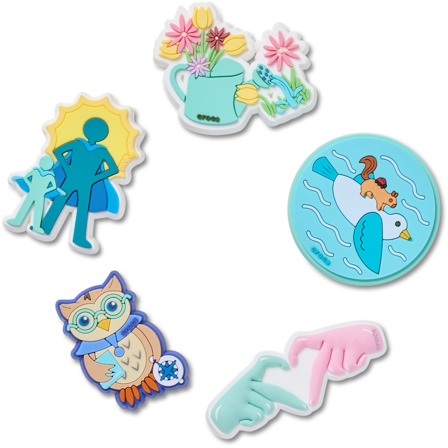 Crocs online | Got Your Back 5 Pack Jibbitz™ charms