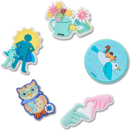 Crocs online | Got Your Back 5 Pack Jibbitz™ charms