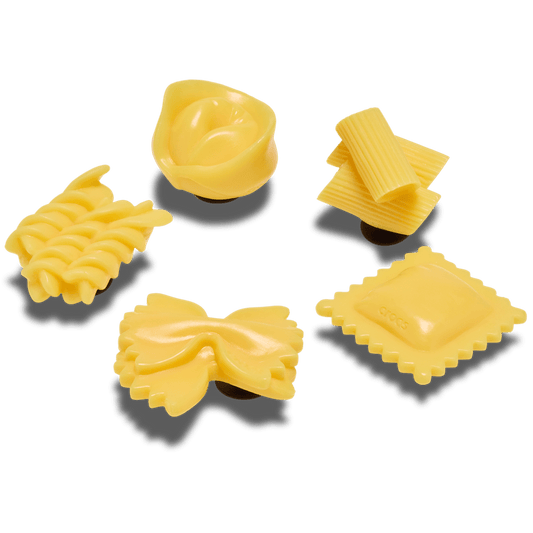 Crocs on sale | Realistic Pasta 5 Pack Jibbitz™ charms