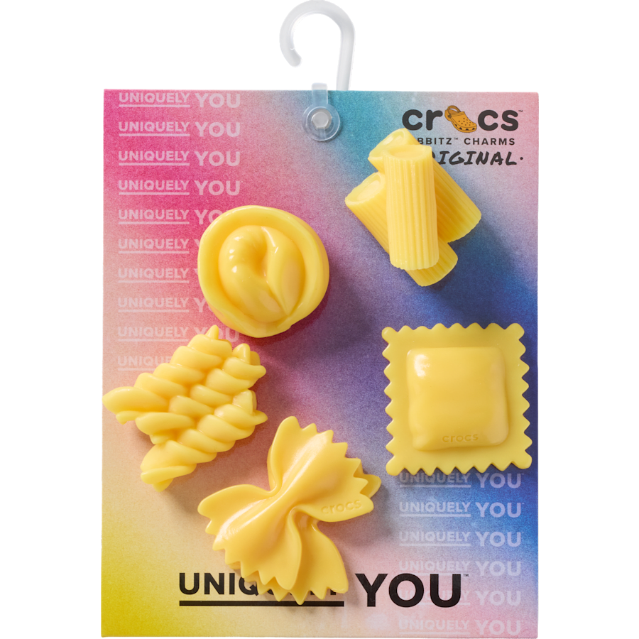Crocs on sale | Realistic Pasta 5 Pack Jibbitz™ charms