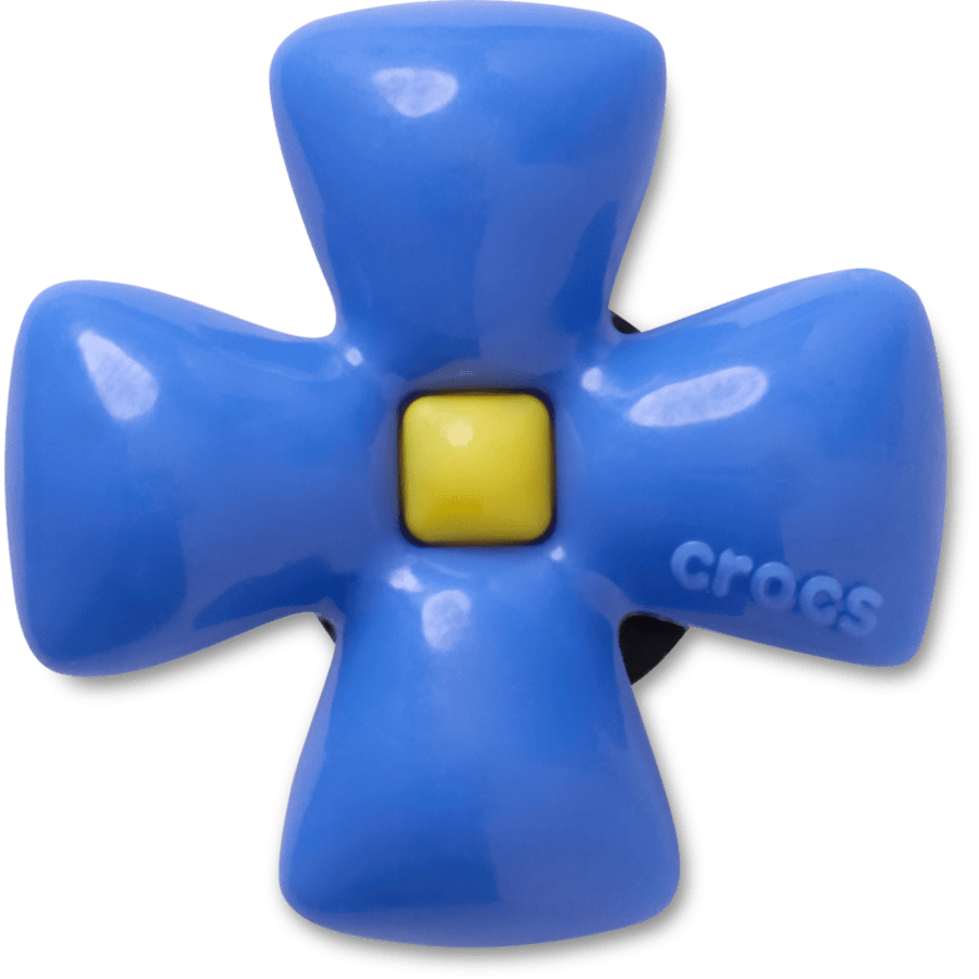 Crocs outlet | Puffy Blue Flower Jibbitz™ charms