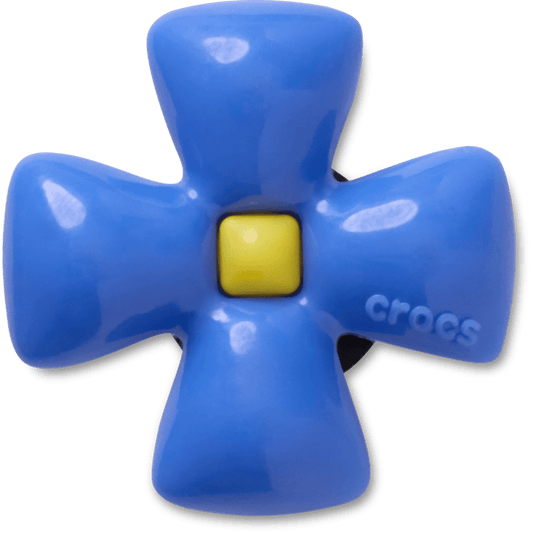 Crocs outlet | Puffy Blue Flower Jibbitz™ charms